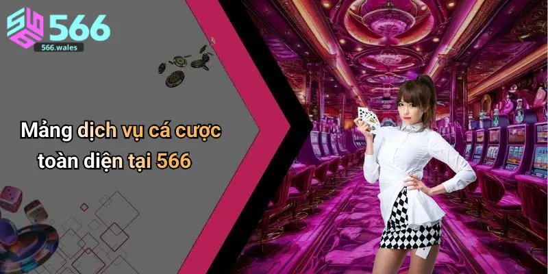 Mảng dịch vụ cá cược toàn diện tại 566